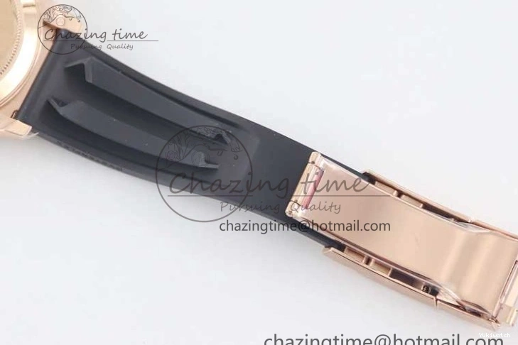 Steel 116515 Best RG Oysterflex A7750 904L Dial Edition Daytona Strap 1:1 on TWF Brown Roman 0419